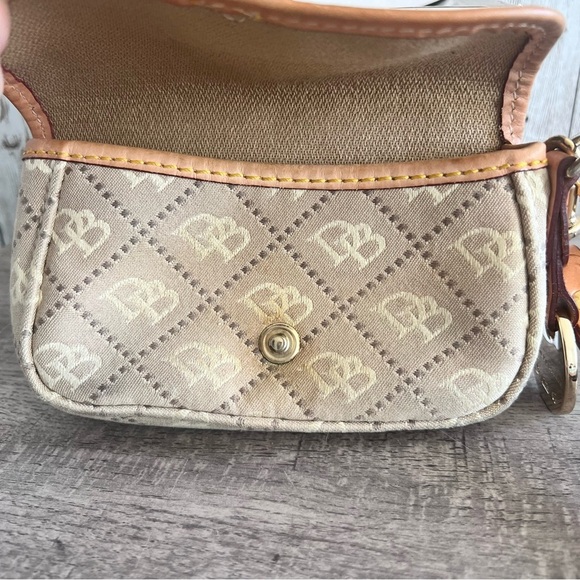 Dooney & Bourke Monogram Leather Trim Wristlet - Picture 2 of 7